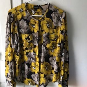 Who What Wear long sleeve button up blouse